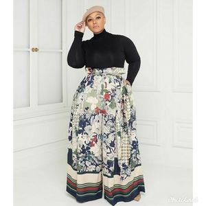 High Waist Belted Palazzo Pants